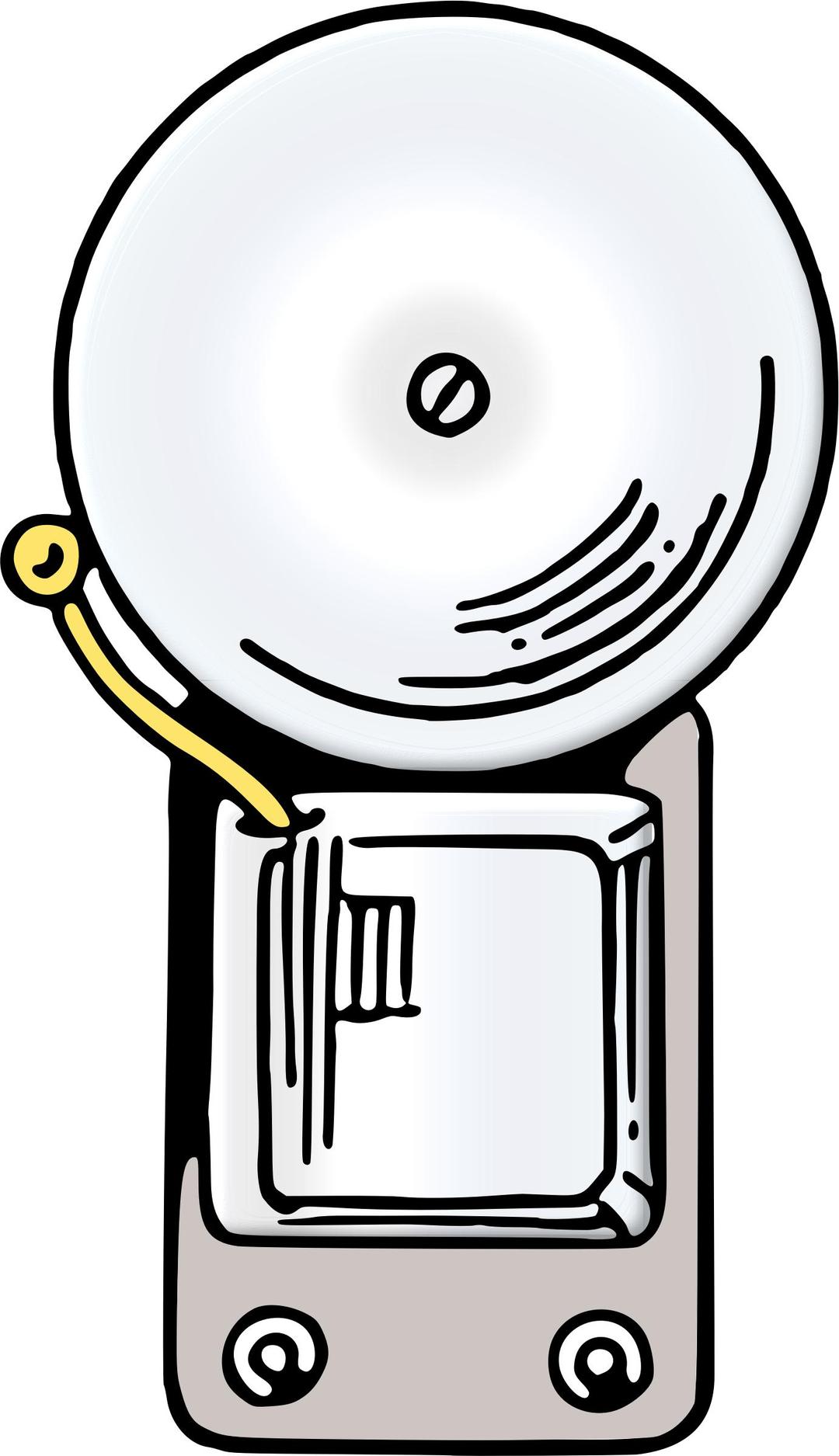 Electric Bell colorized png transparent
