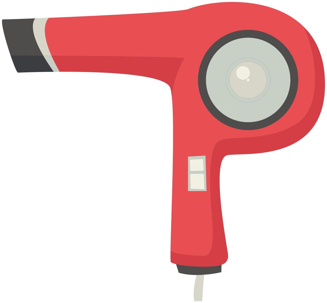 Electric hair dryer png transparent