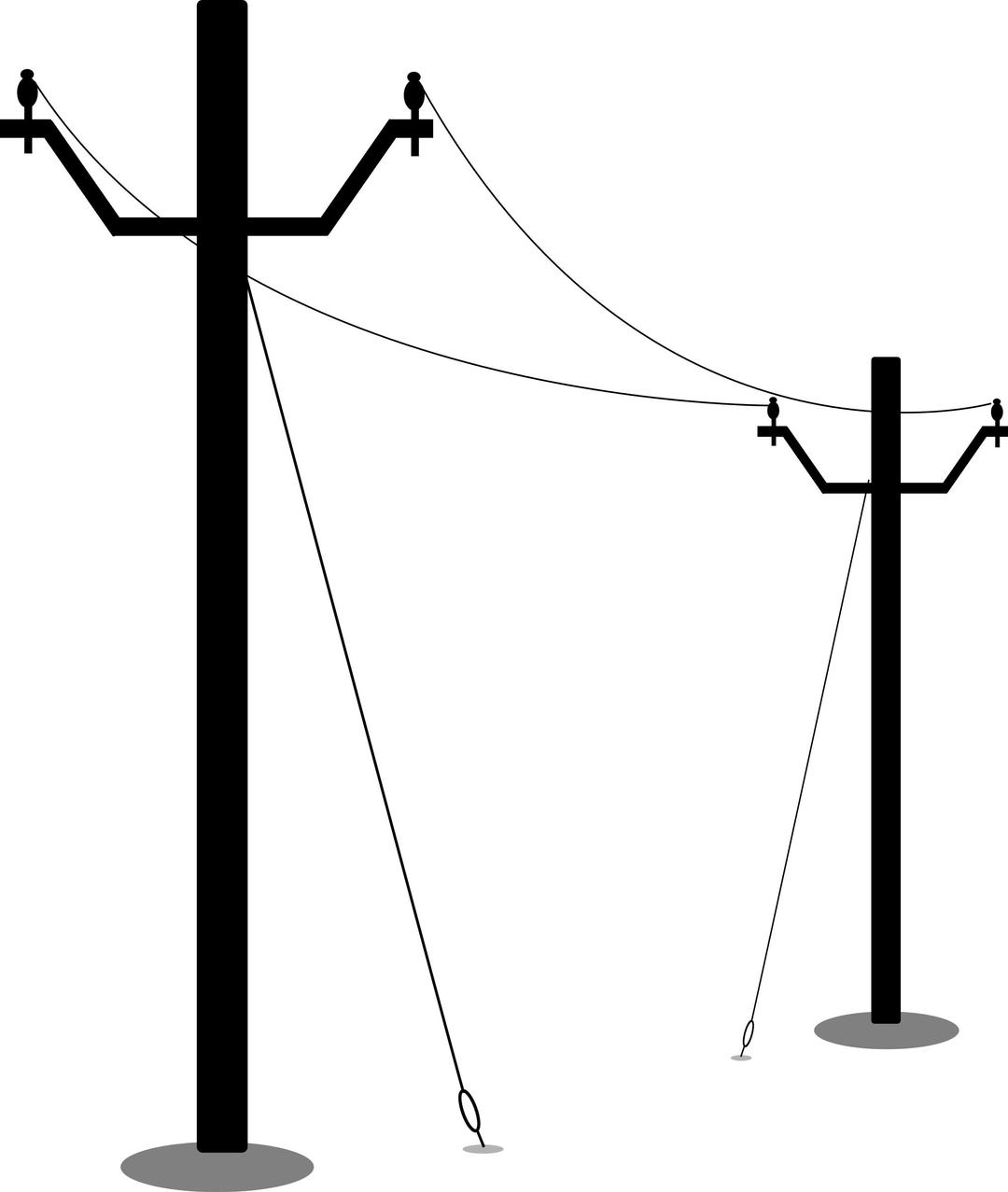 Electric Poles png transparent