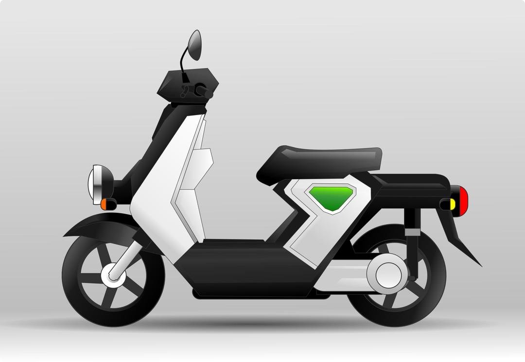 Electric scooter png transparent