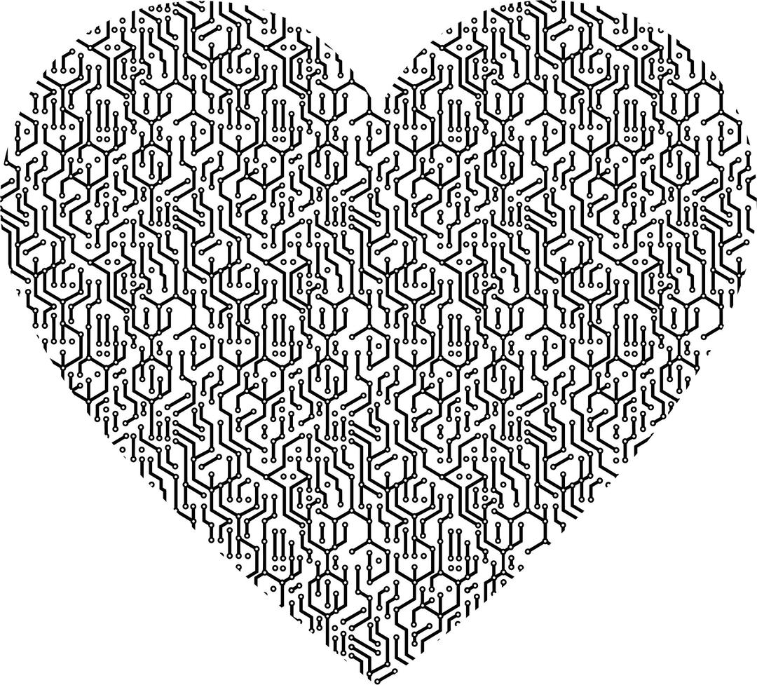 Electronic Heart png transparent