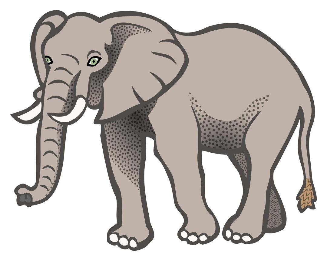 elephant - coloured png transparent