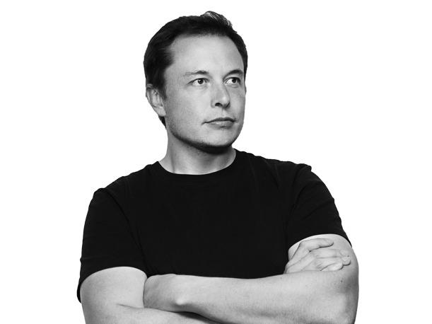 Elon Musk Bw png transparent