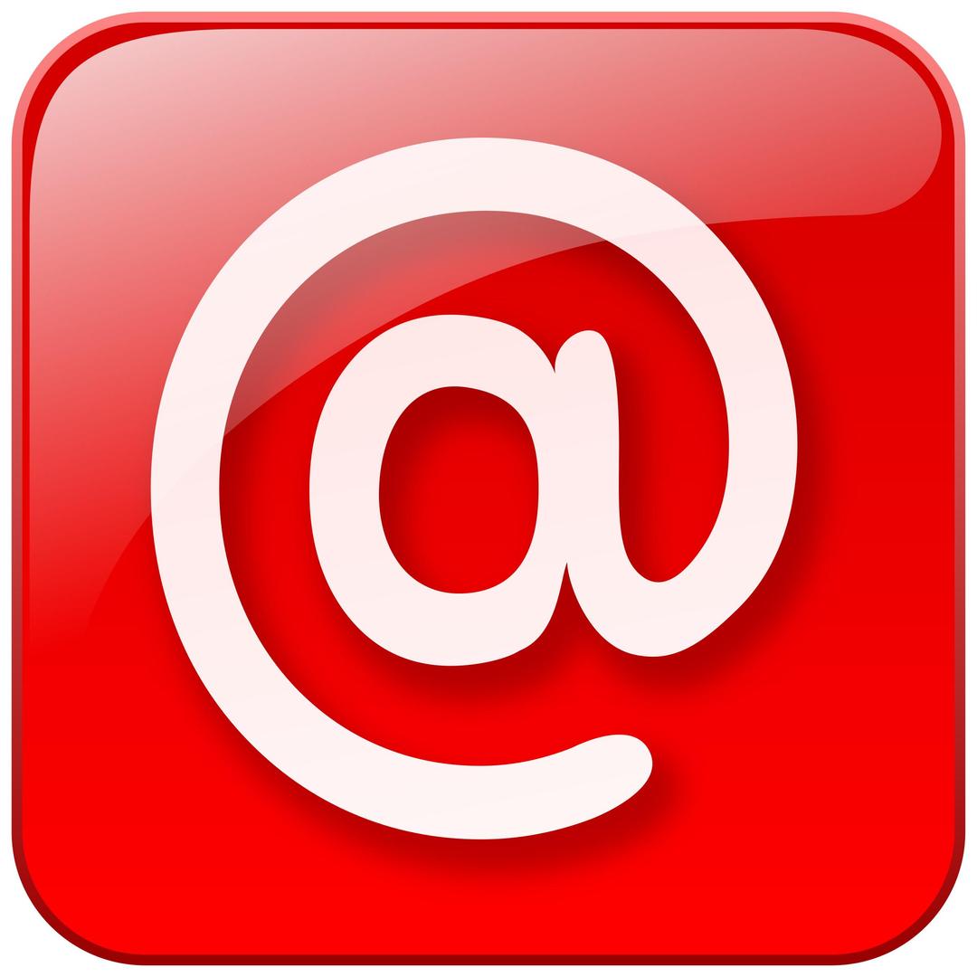 Email button png transparent