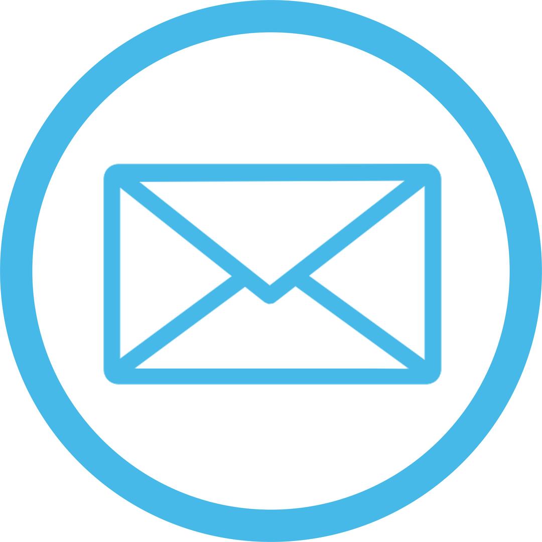 Email Icon Blue png transparent