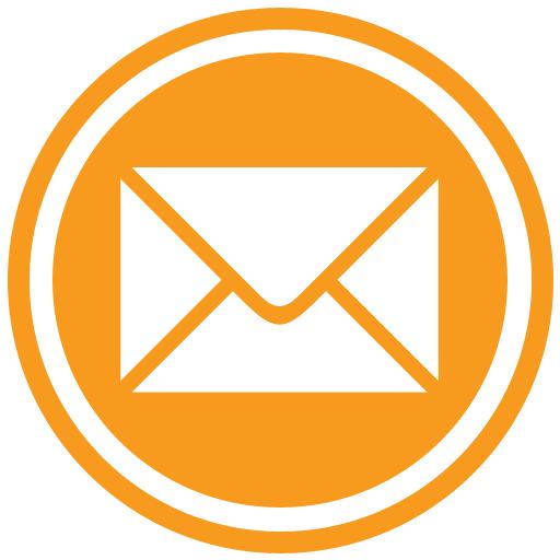 Email Icon Orange png transparent