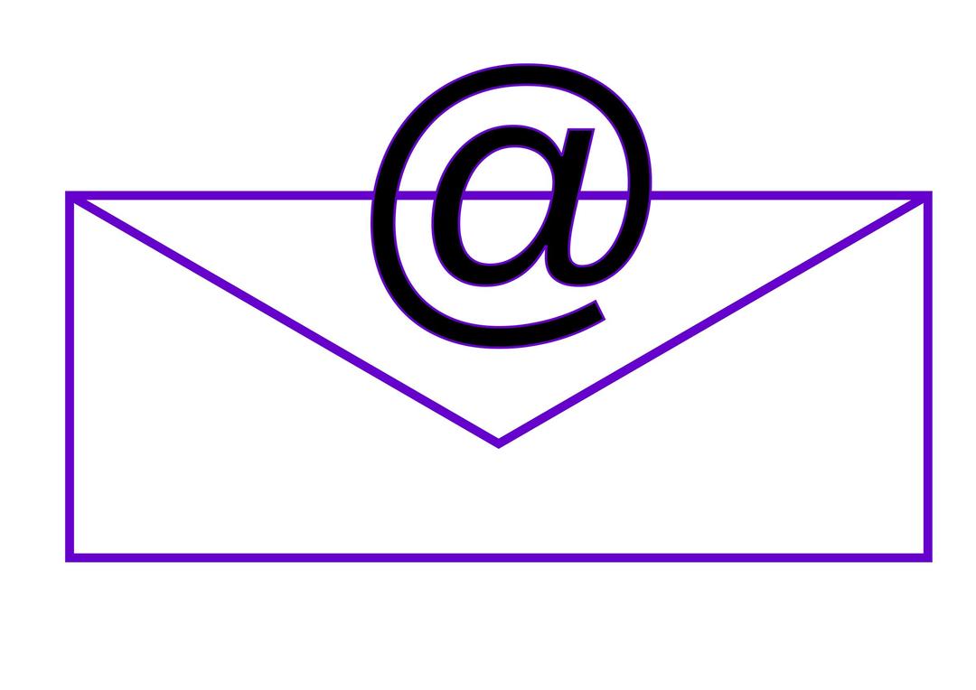 Email Rectangle Simple-2 png transparent