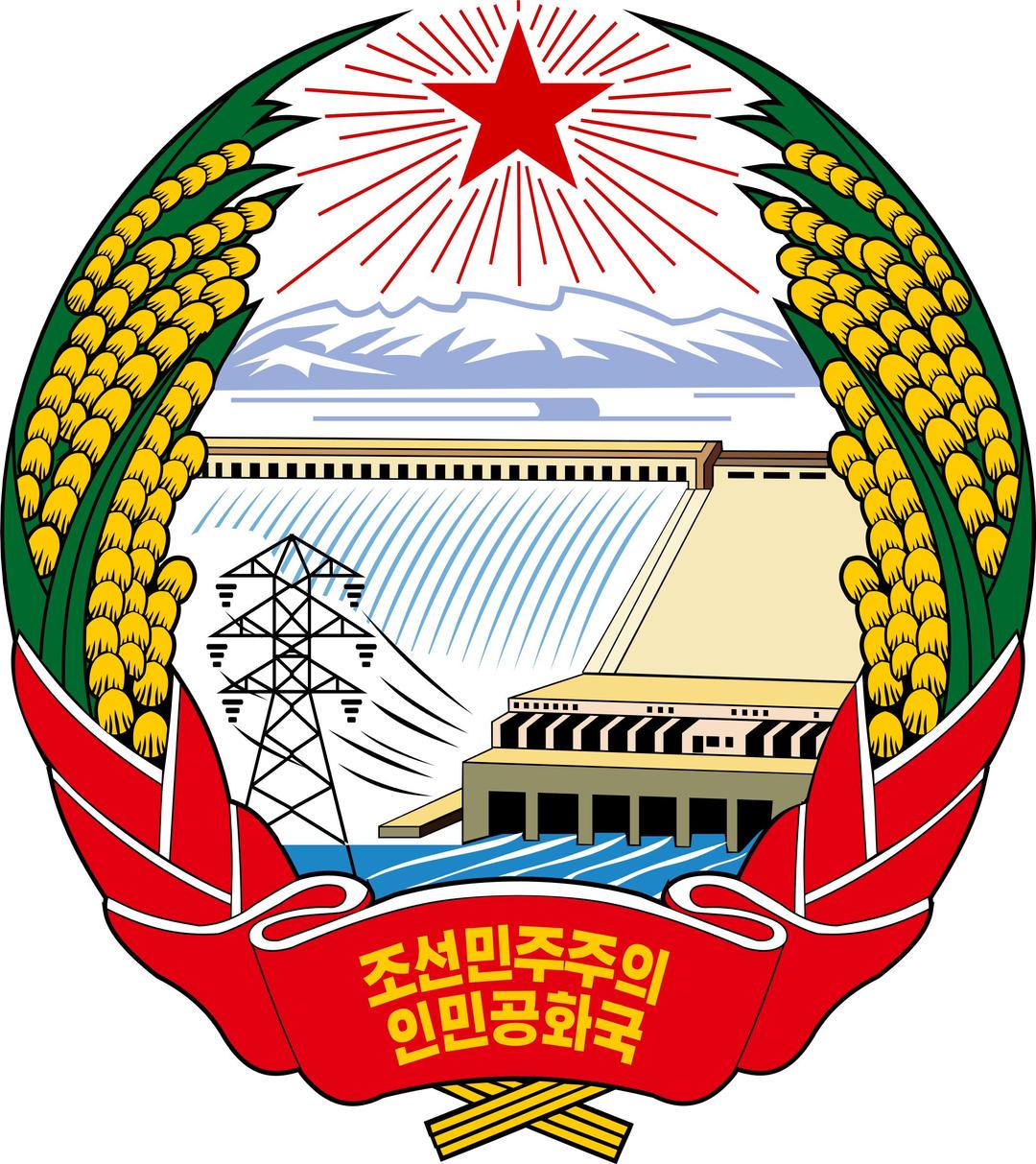 Emblem of North Korea png transparent