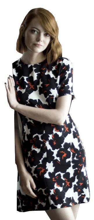Emma Stone Leaning png transparent
