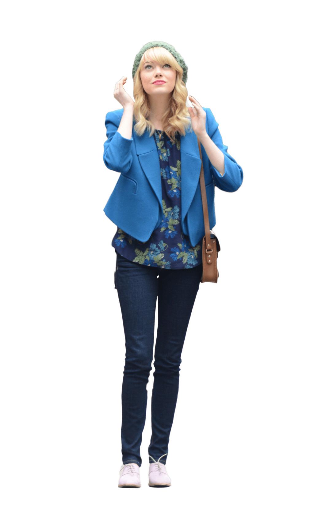 Emma Stone Standing png transparent