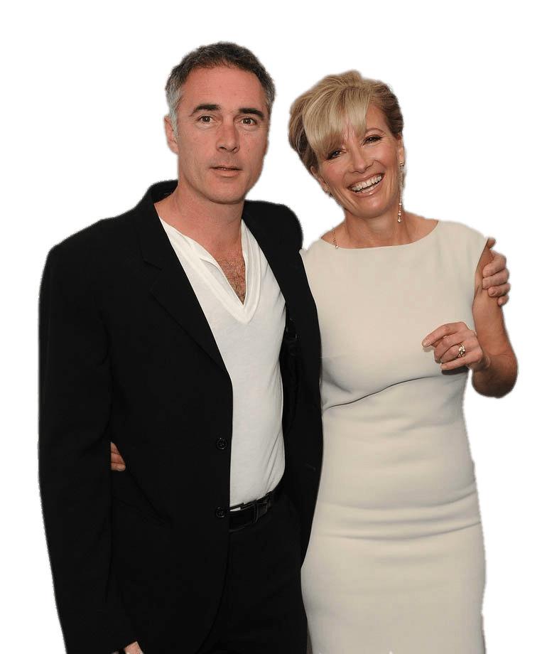 Emma Thompson With Her Husband png transparent