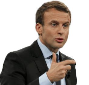 Emmanuel Macron Explaining png transparent