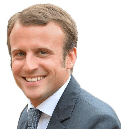 Emmanuel Macron Large Smile png transparent
