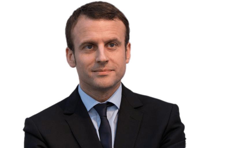 Emmanuel Macron Thinking png transparent