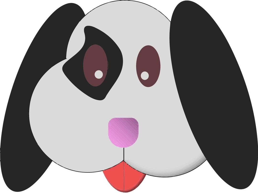 emoji style puppy png transparent