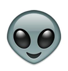 Emoticon Alien png transparent