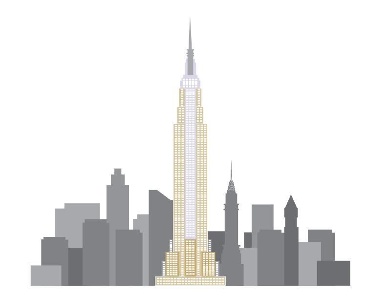 Empire State Building Clipart png transparent