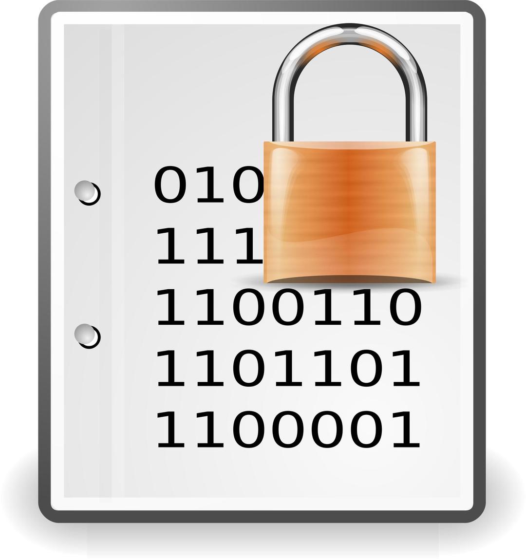 Encrypted document orange png transparent
