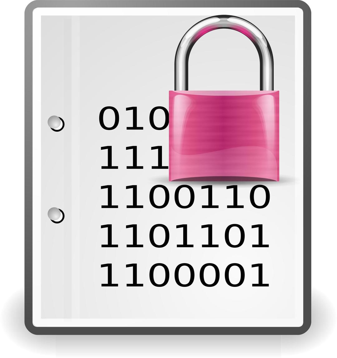 Encrypted document purple png transparent