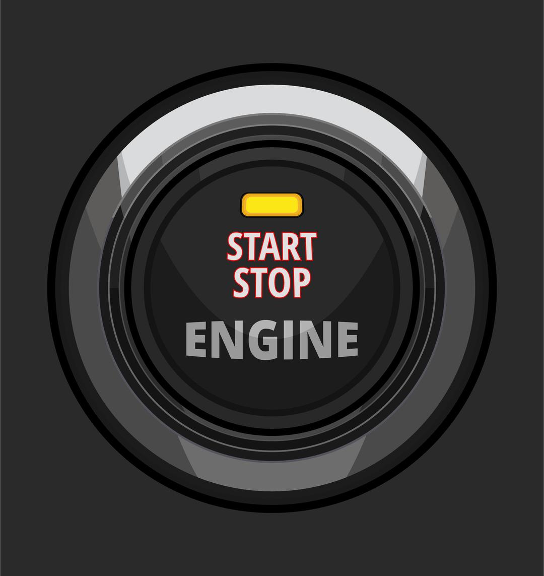 Engine Start Stop Button png transparent
