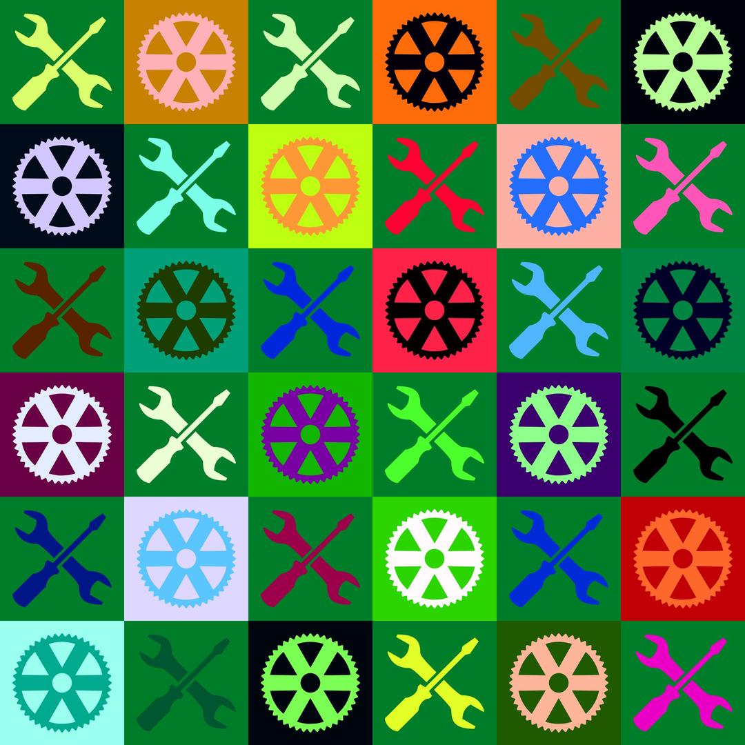 Engineering pattern (multicoloured) png transparent