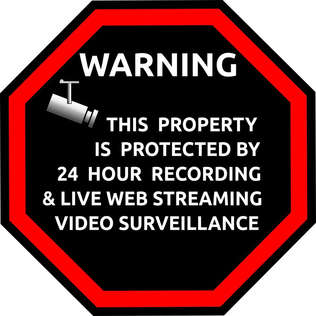 English Security Sticker png transparent