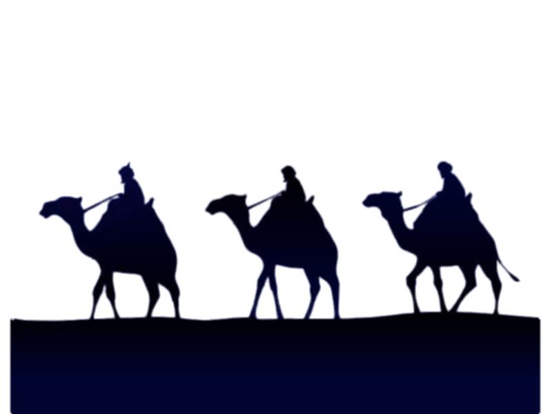 Epiphany Three Kings on A Camel png transparent