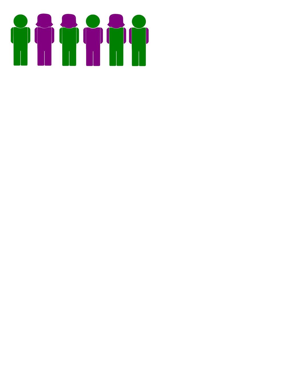 Equality mixed genders  png transparent
