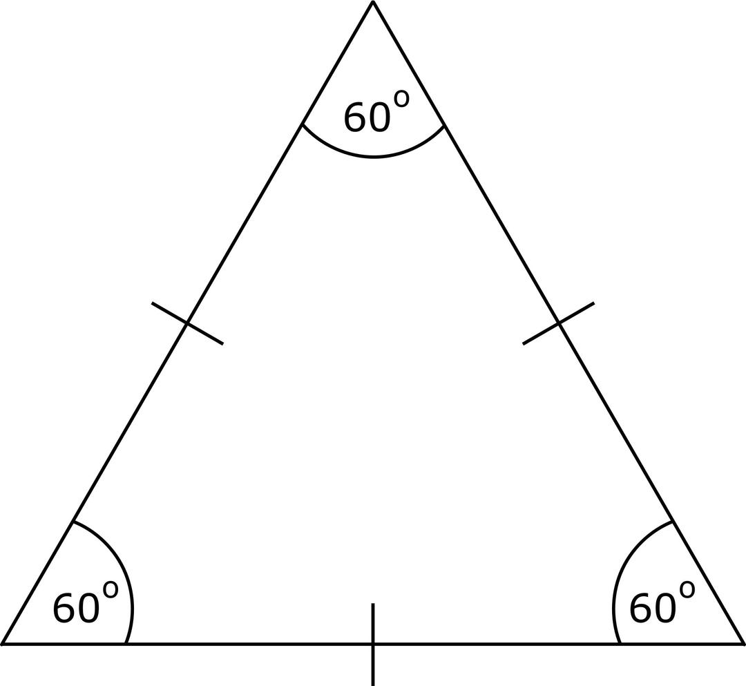 Equilateral Triangle png transparent