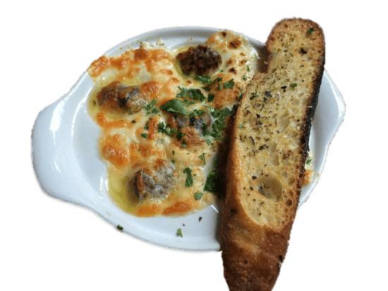 Escargots With Slice Of Bread png transparent