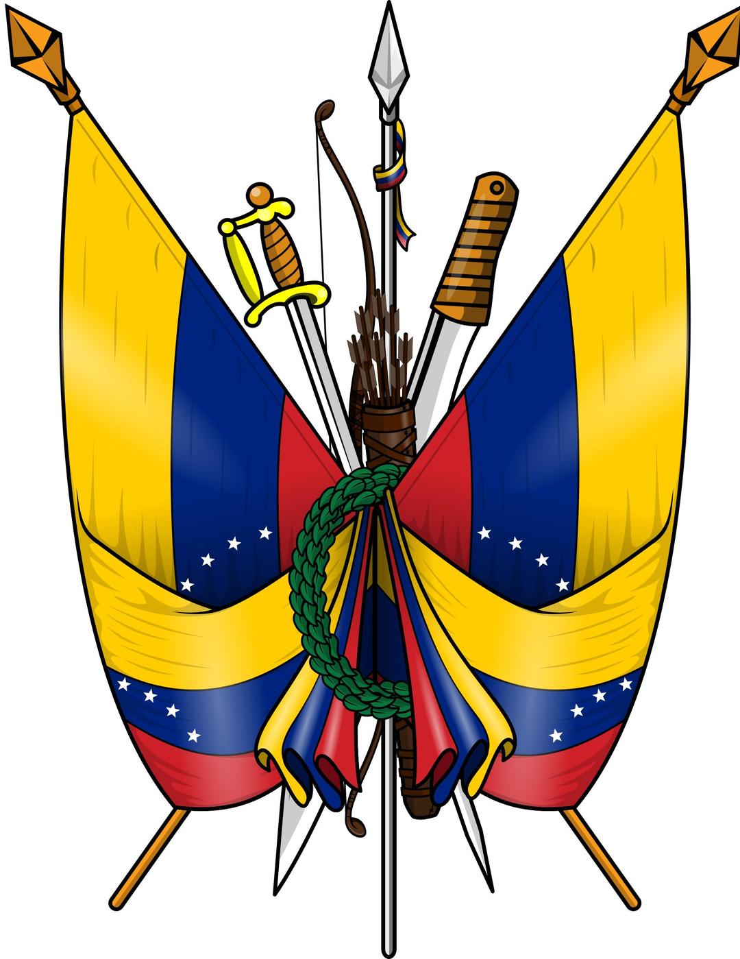 Escudo de armas de venezuela png transparent