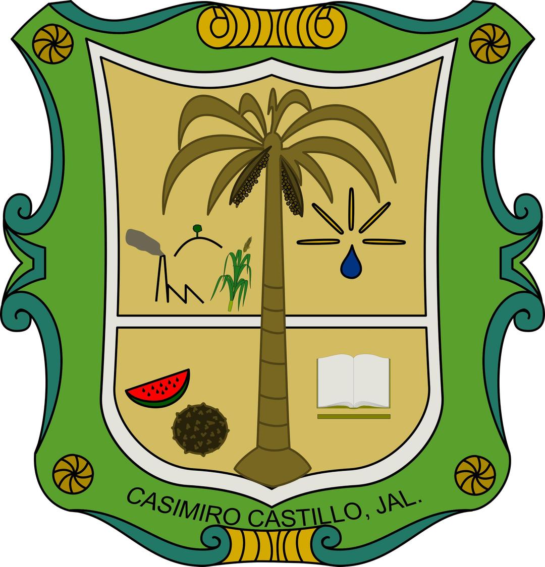 Escudo de Casimiro Castillo png transparent