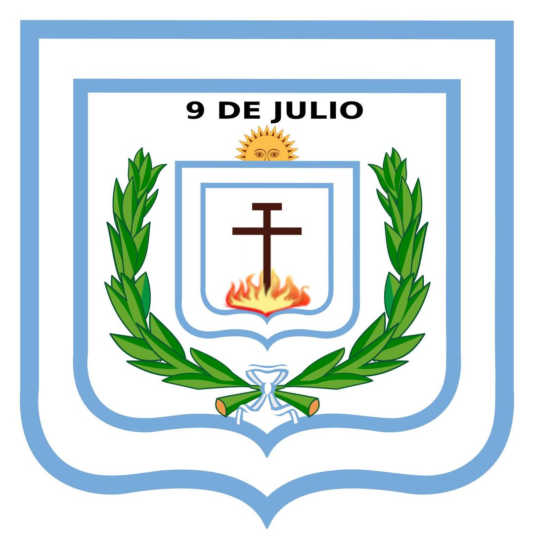 Escudo de la Municipalidad de 9 de Julio png transparent