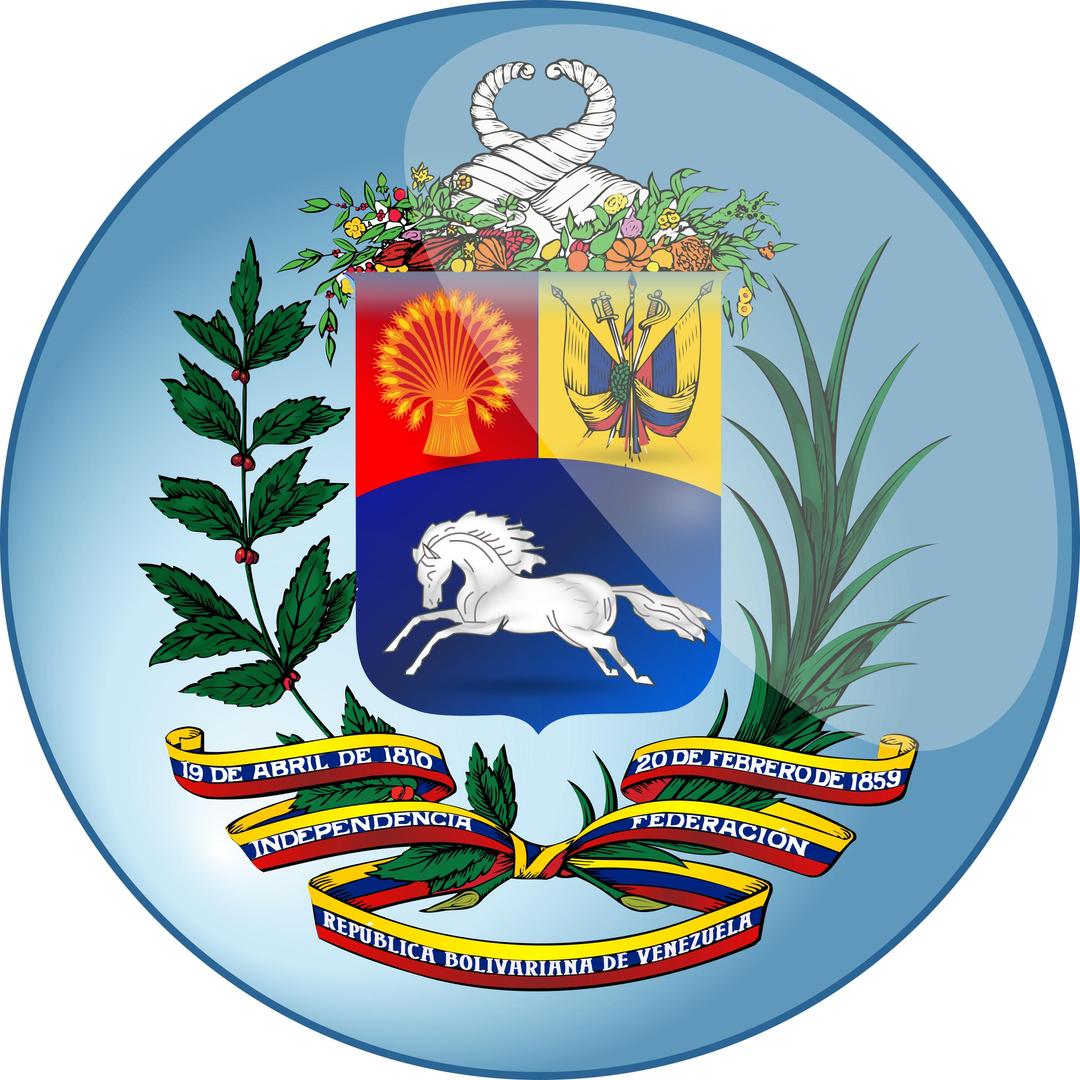 Escudo de la Republica Bolivariana de Venezuela png transparent
