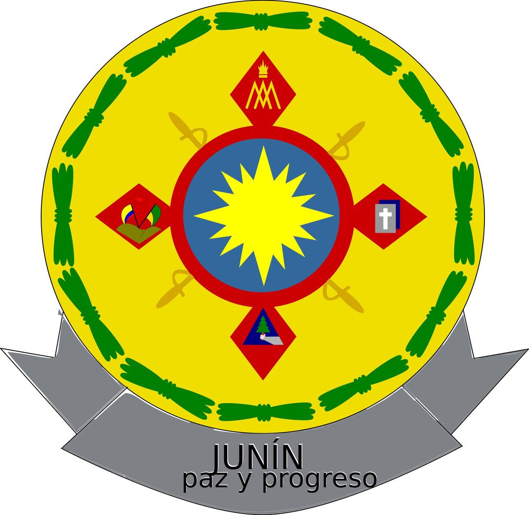 Escudo JunÃ­n Cundinamarca png transparent