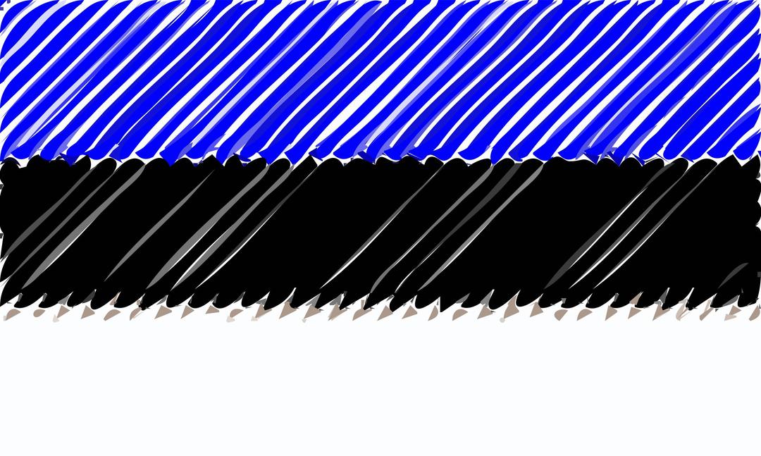 Estonia flag linear png transparent