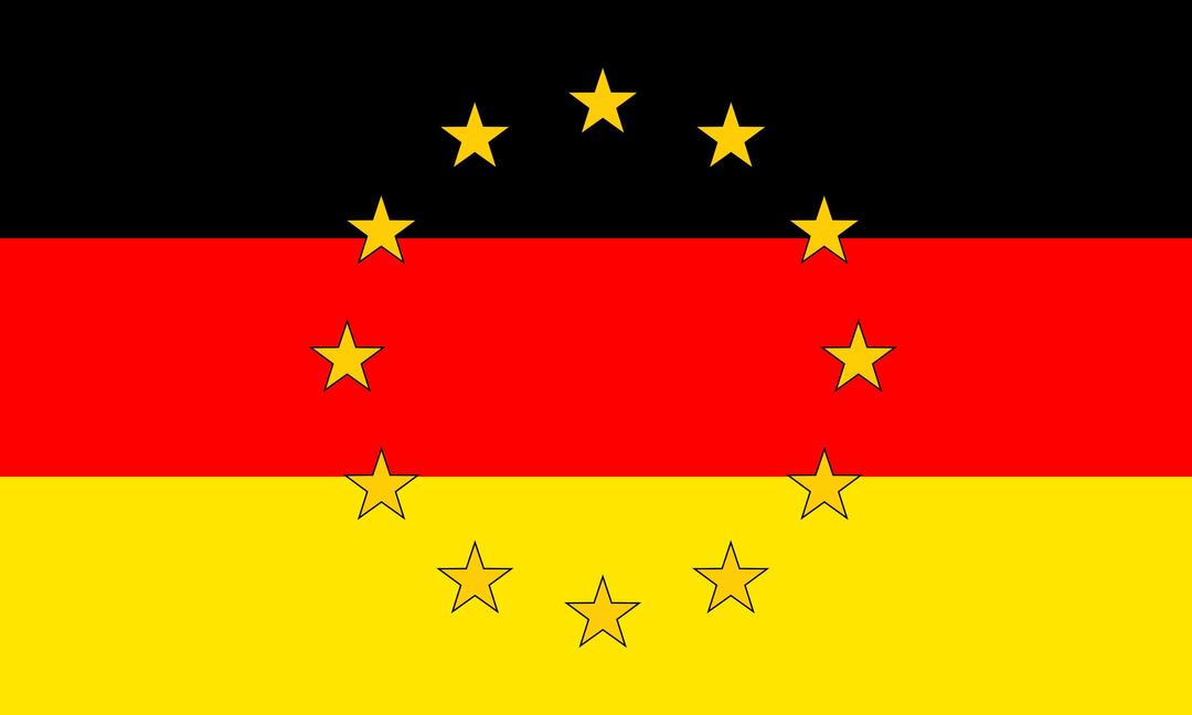 EU flag (Germany) png transparent
