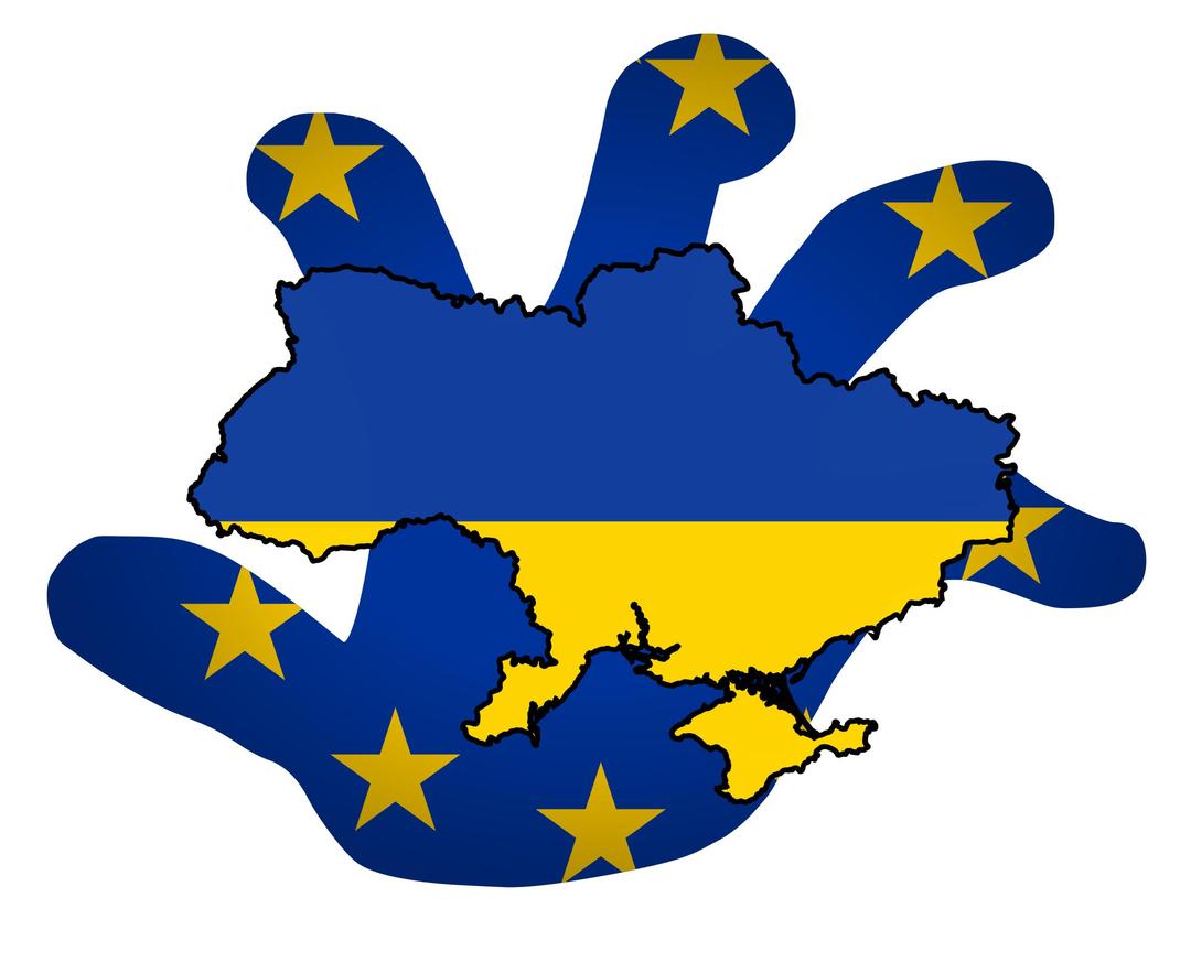 EU Ukraine png transparent