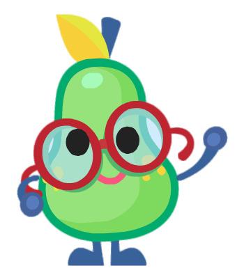 Eugene the Square Pear Waving png transparent
