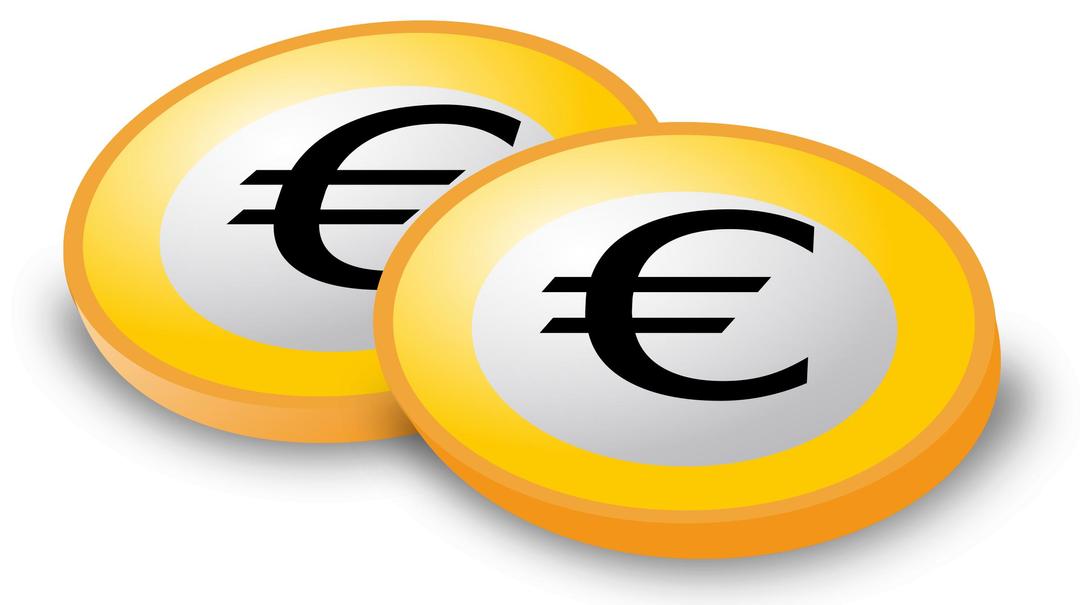 Euro Coins png transparent