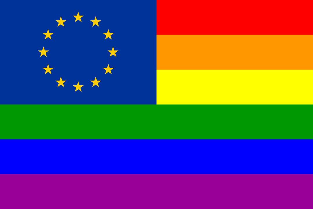 Europe Rainbow Flag png transparent