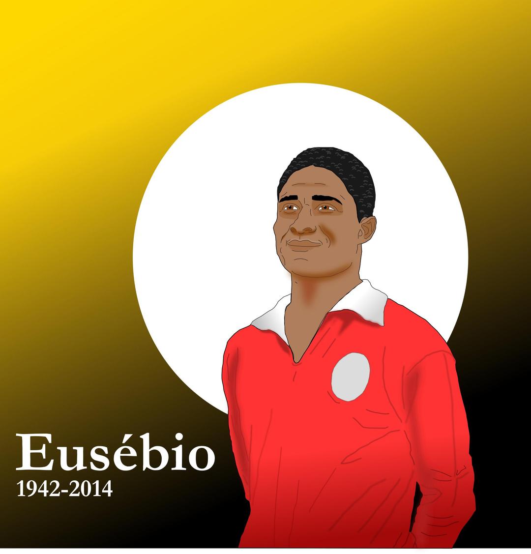 Eusébio, the King png transparent