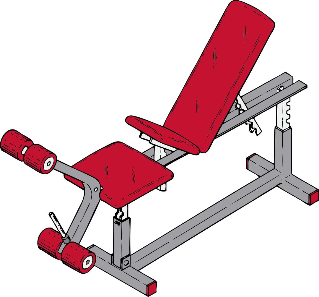 exercise bench png transparent