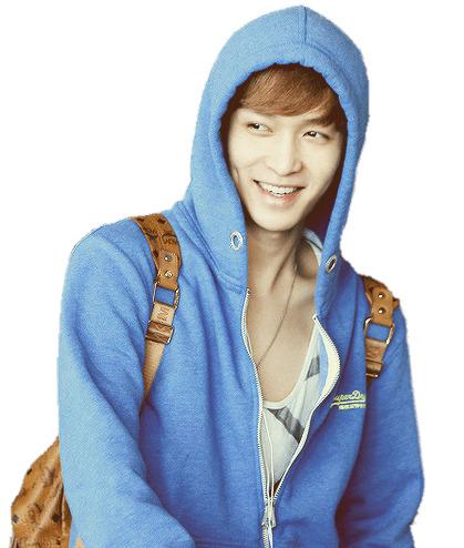 EXO Lay Blue Hoodie png transparent