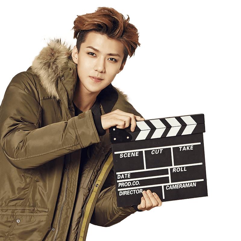 EXO Sehun Movieboard png transparent