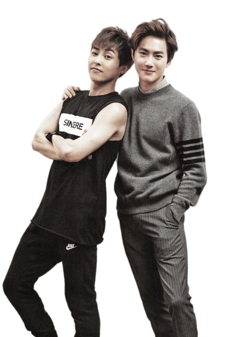 EXO Suho and Xiumin png transparent