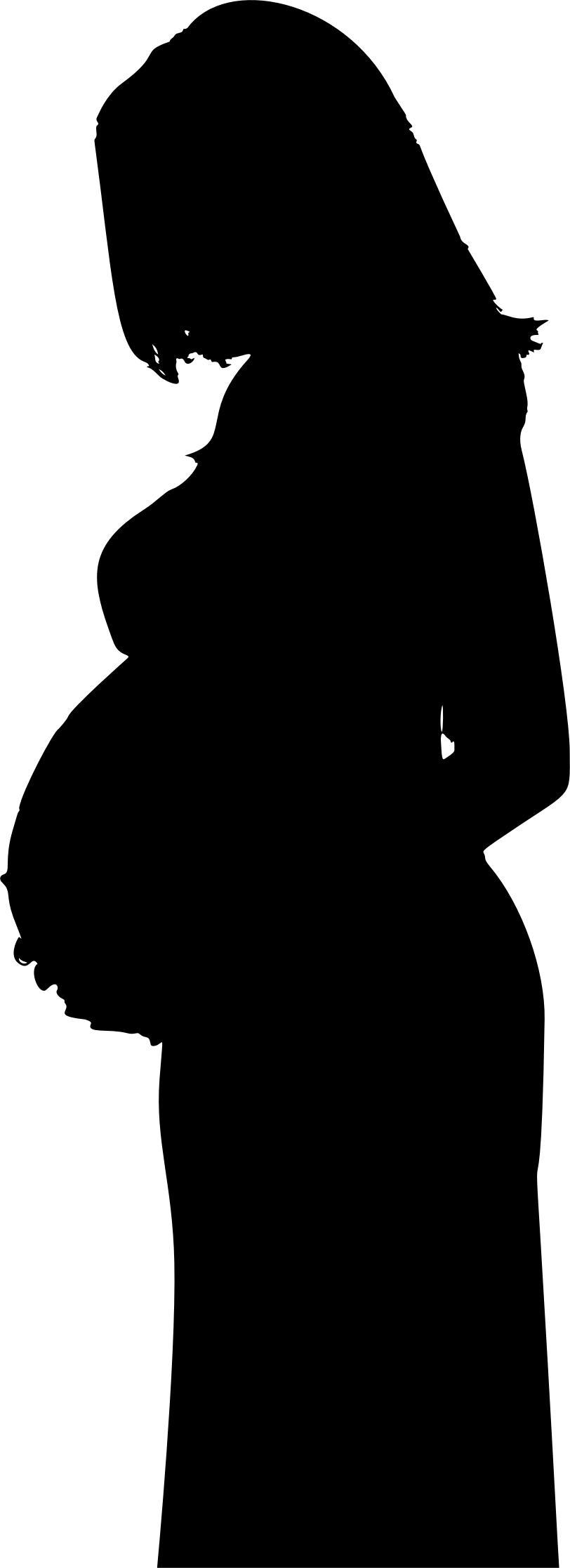Expecting Mother Silhouette png transparent