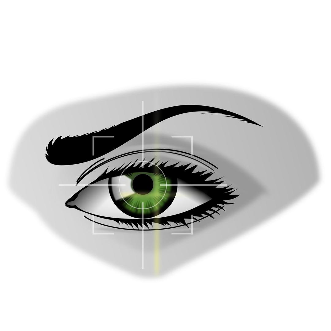 Eye Scan png transparent