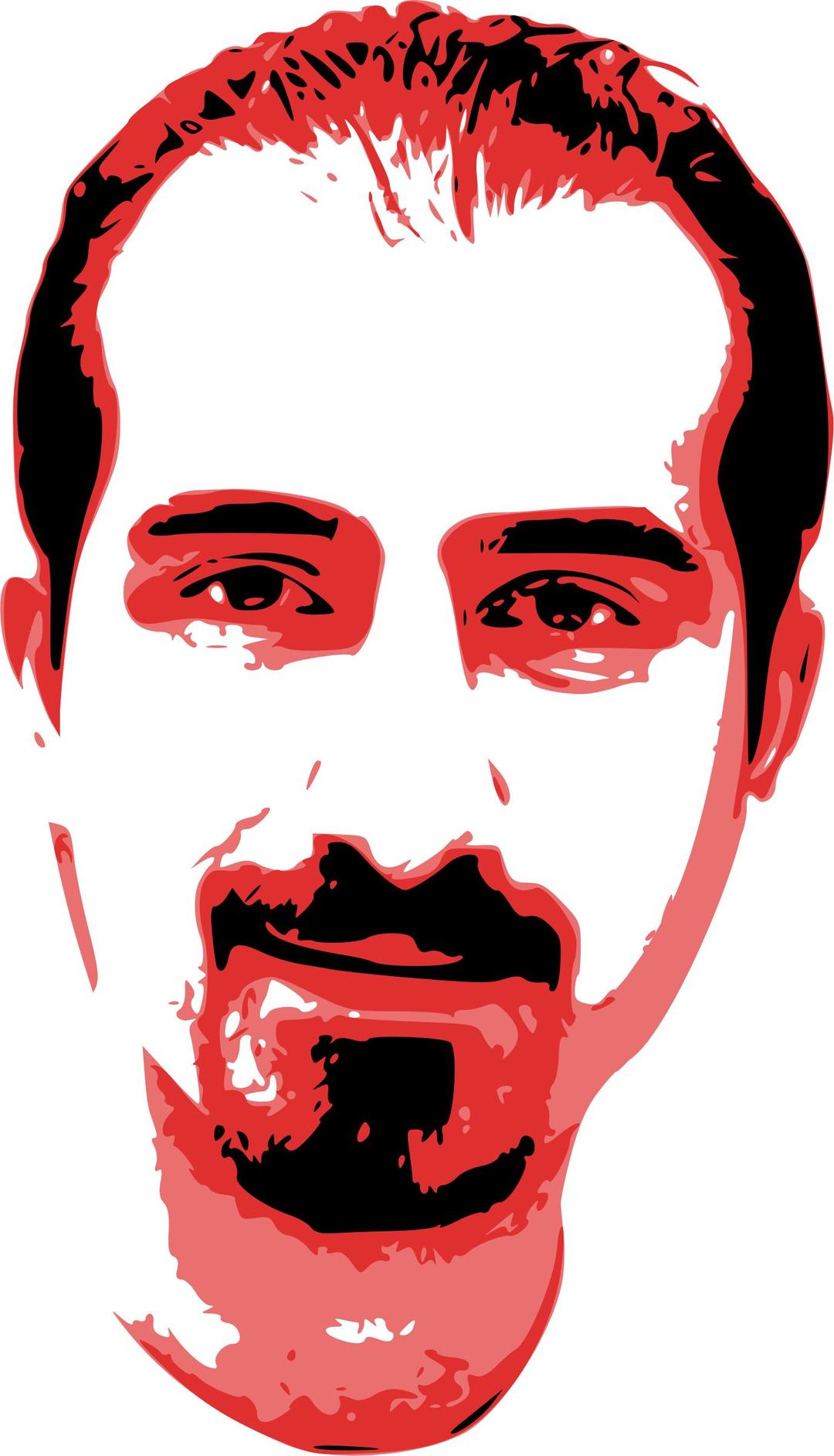 Face Bassel - Red png transparent