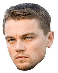 Face Leonardo Di Caprio png transparent